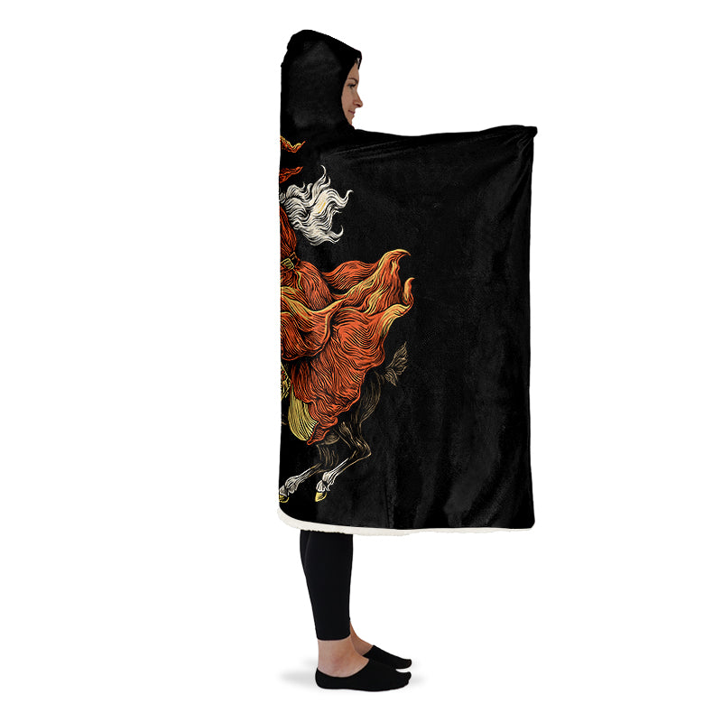 Goat Witch Hooded Blanket