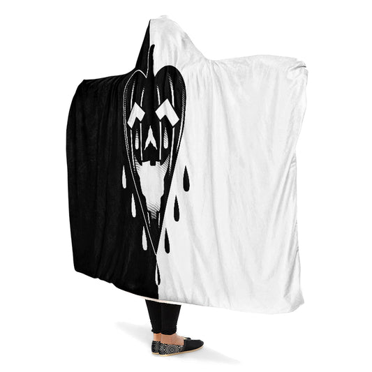 Hallo Scream Hooded Blanket