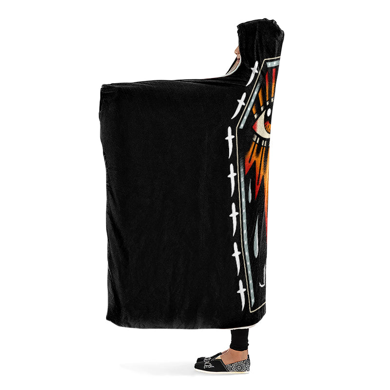 No Rest Hooded Blanket