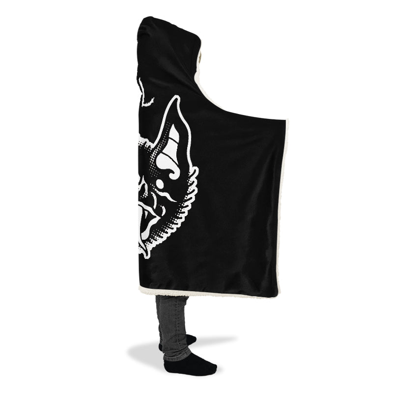 Traditional Bat Hooded Blanket