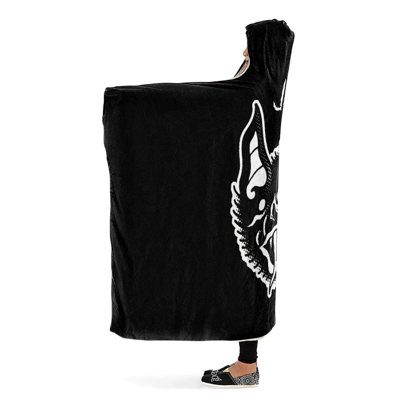 Traditional Bat Hooded Blanket