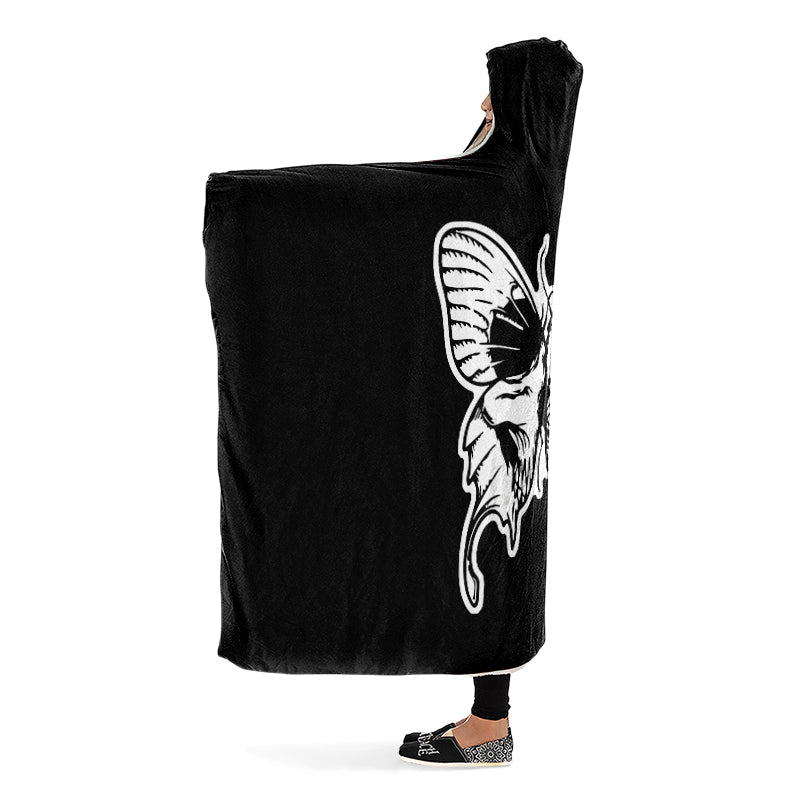 Wings Of Death Hooded Blankets - Last Light Apparel