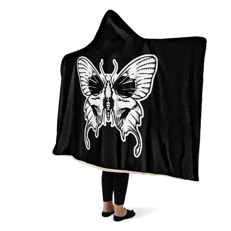 Wings Of Death Hooded Blankets - Last Light Apparel