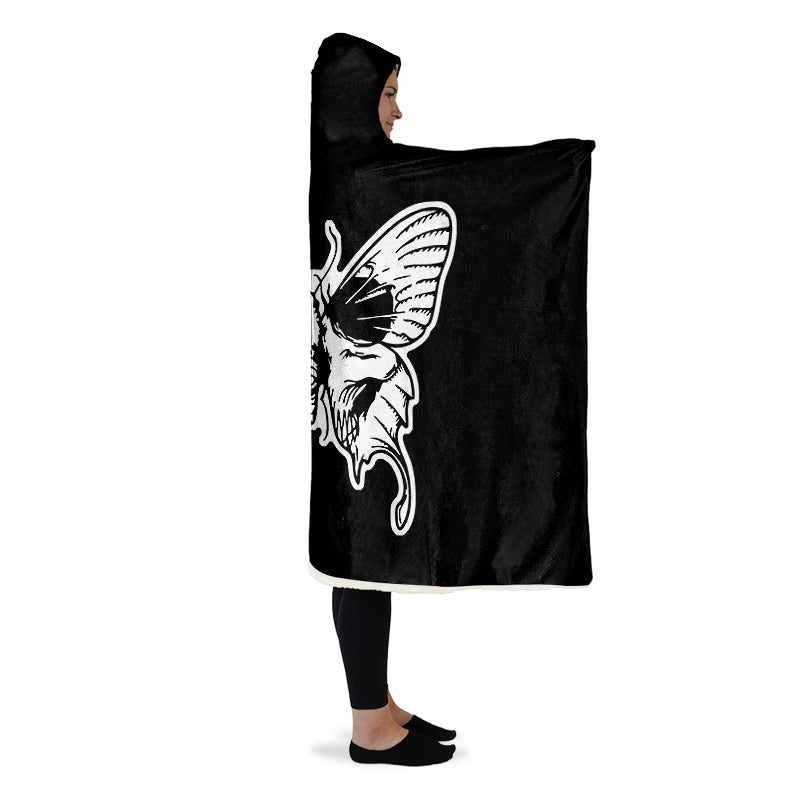 Wings Of Death Hooded Blankets - Last Light Apparel