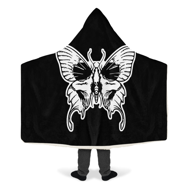 Wings Of Death Hooded Blankets - Last Light Apparel