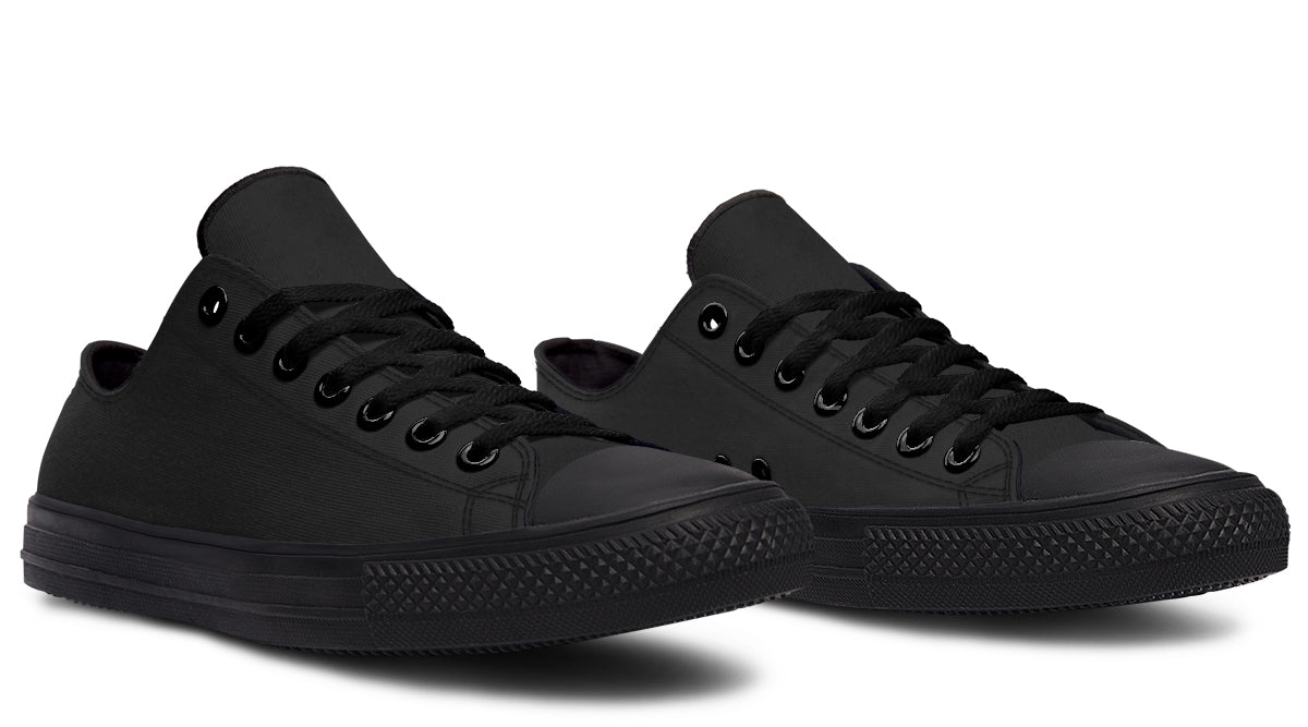 Black Low Tops