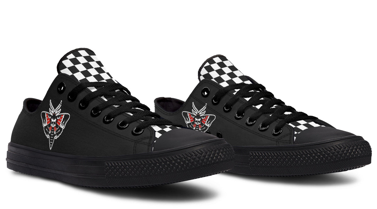 Checkered Death Moth Lowtops