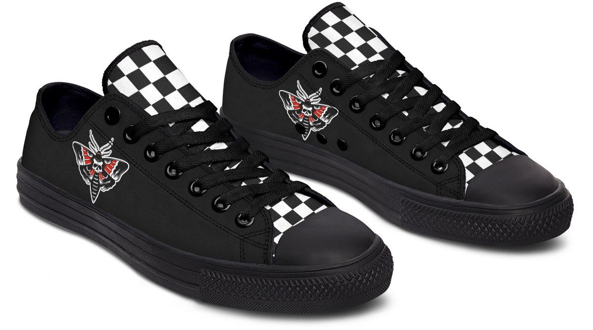 Checkered Death Moth Lowtops