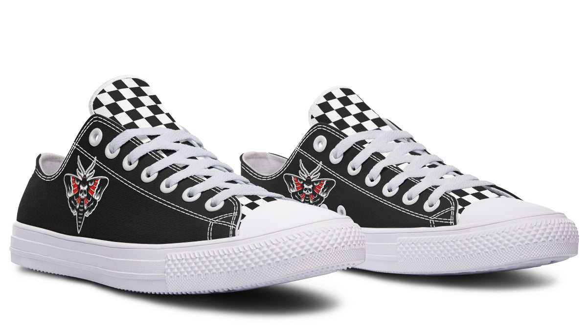 Checkered Death Moth Lowtops