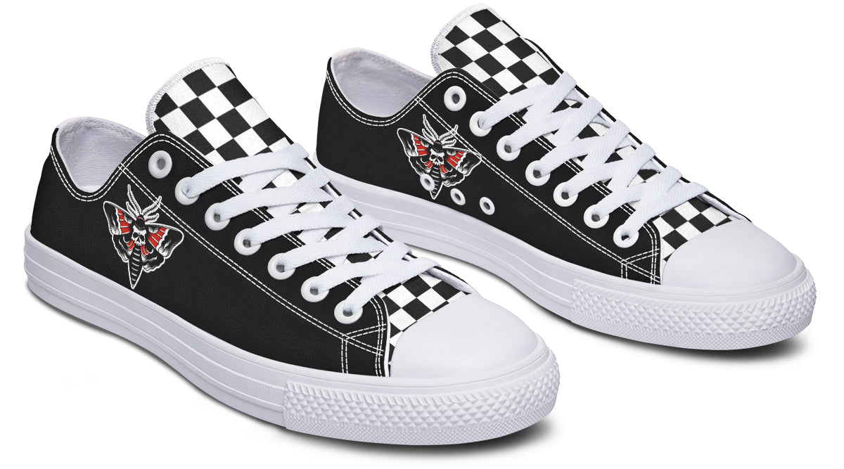 Checkered Death Moth Lowtops