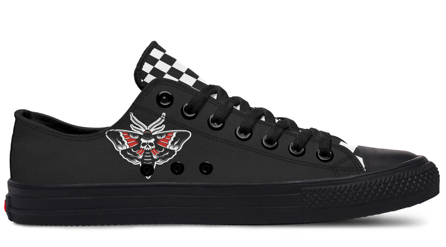 Checkered Death Moth Lowtops