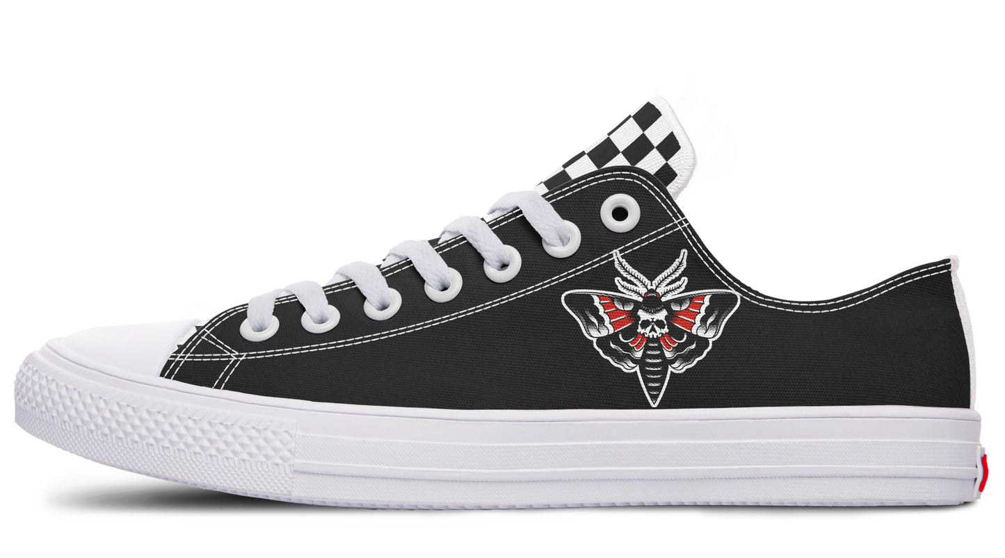 Checkered Death Moth Lowtops