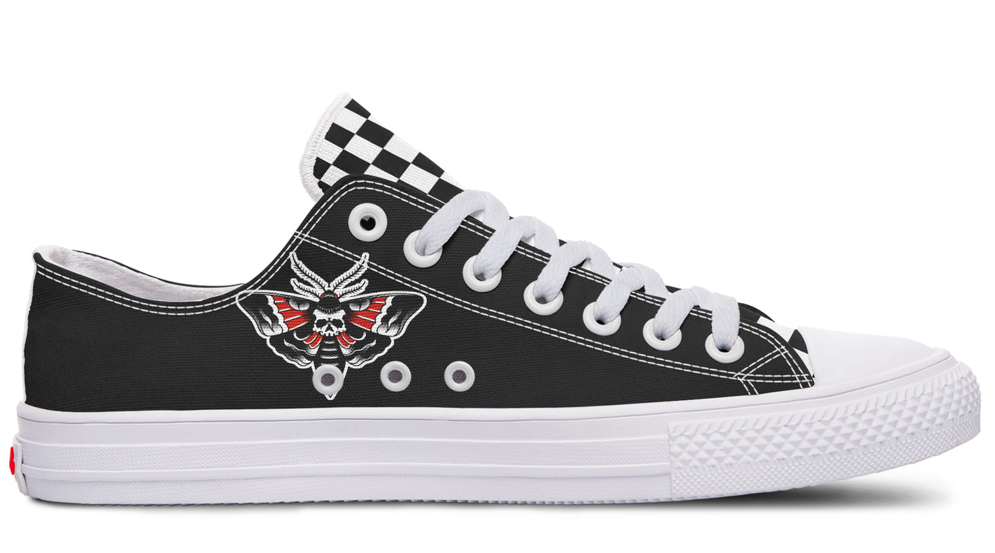 Checkered Death Moth Lowtops