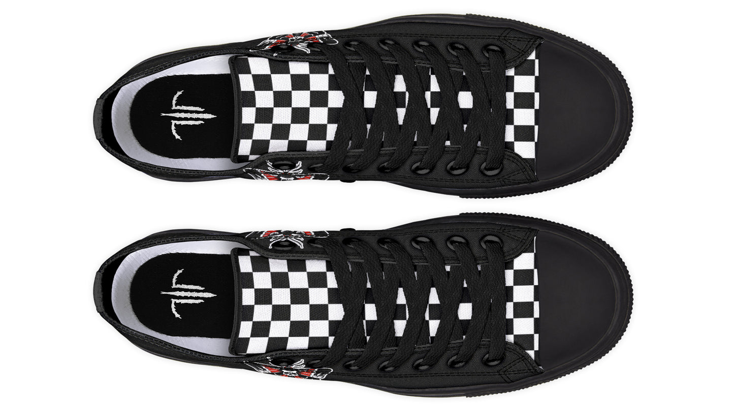 Checkered Death Moth Lowtops