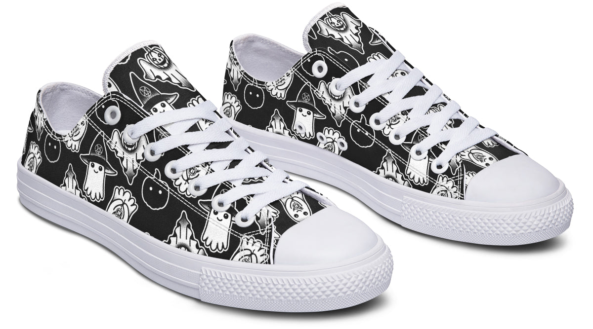 Spooky Ghost Low Tops