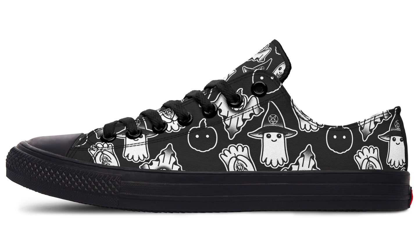 Spooky Ghost Low Tops