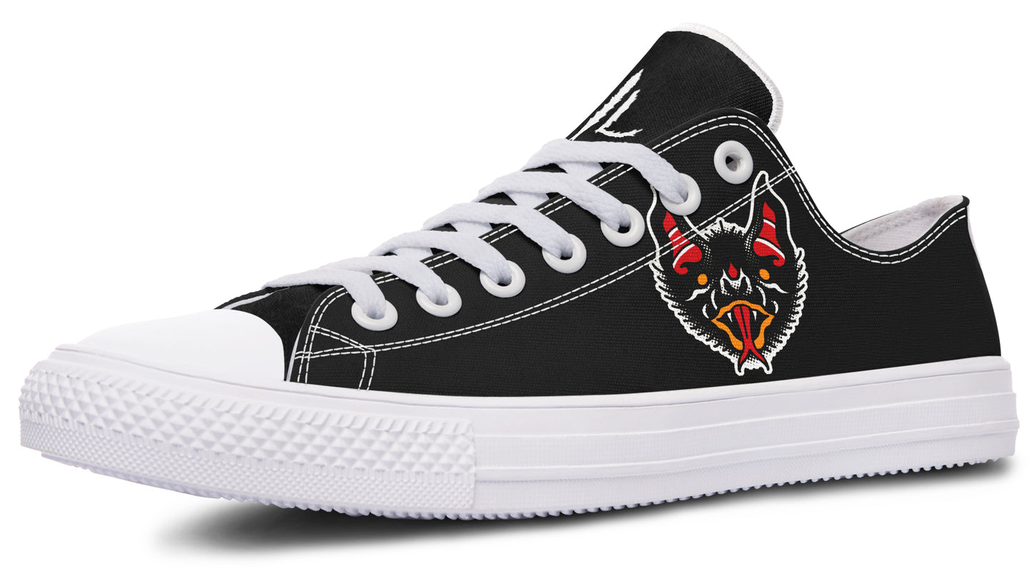 Traditional Bat Low Tops