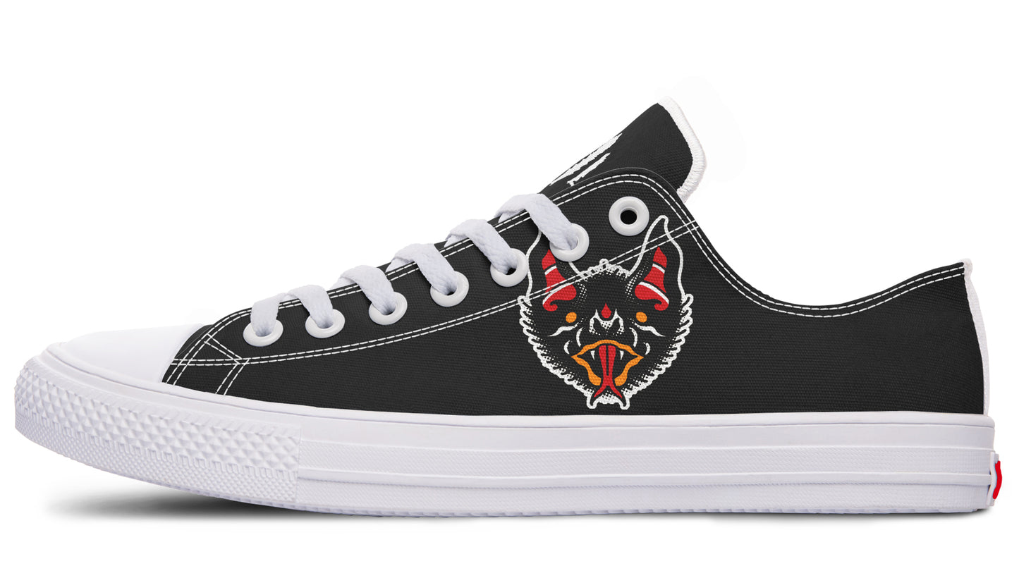 Traditional Bat Low Tops