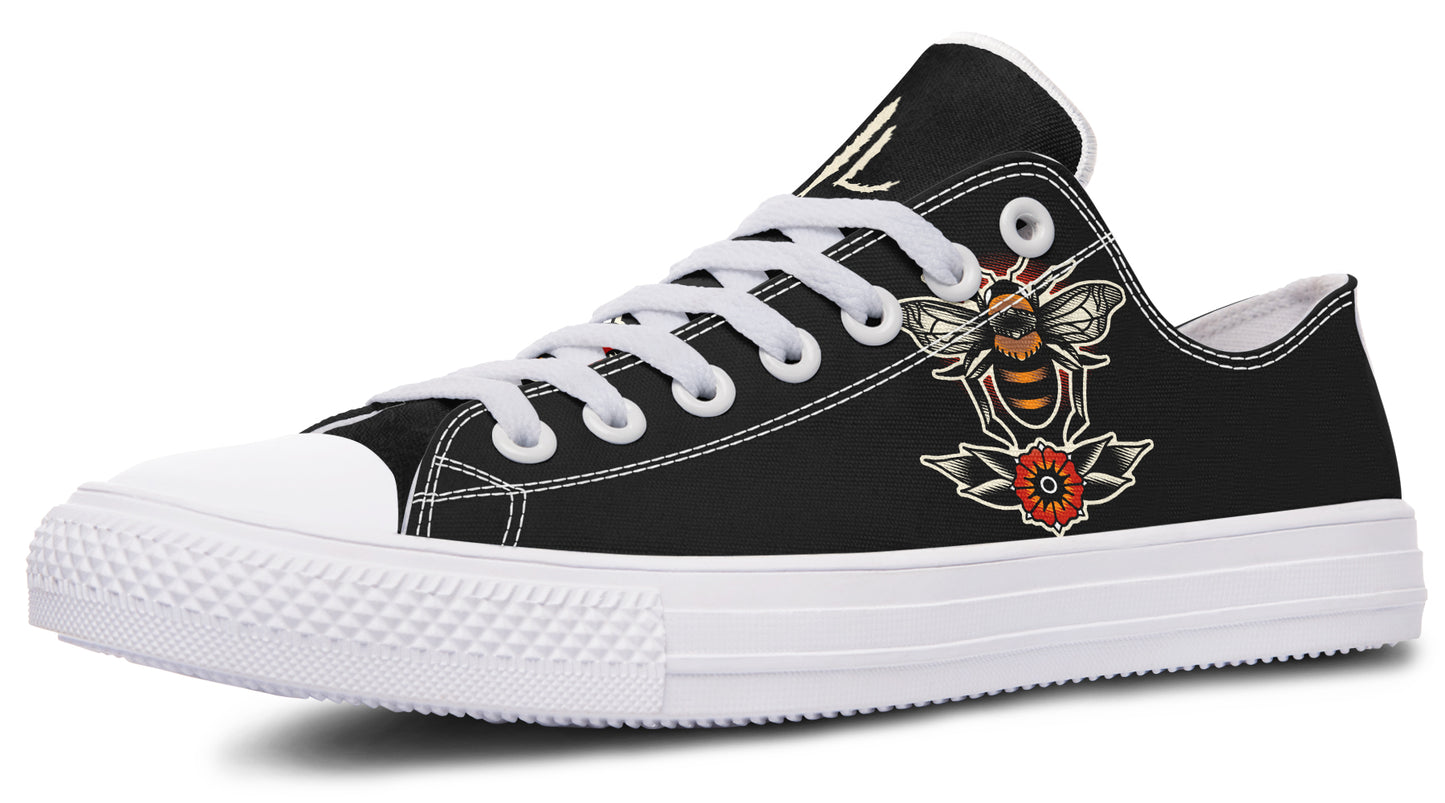 Traditional Bees Low Tops