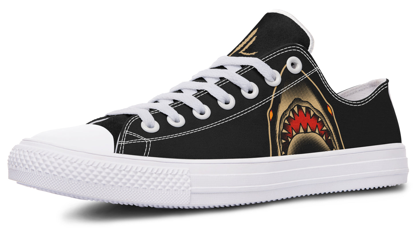 Traditional Shark Low Tops