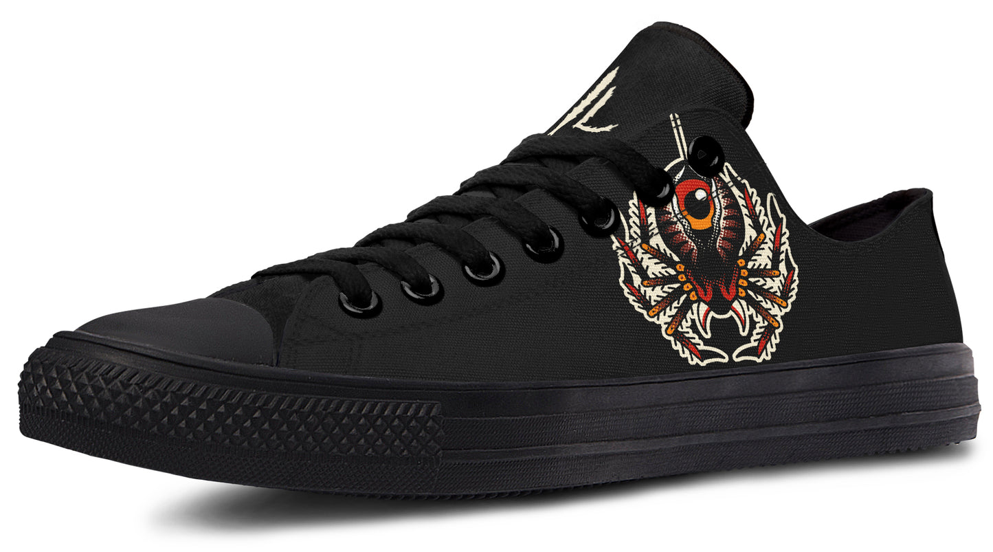 Traditional Spider Low Tops