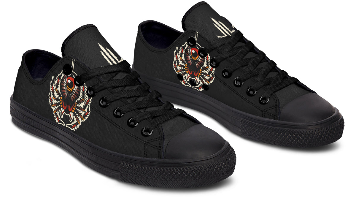 Traditional Spider Low Tops