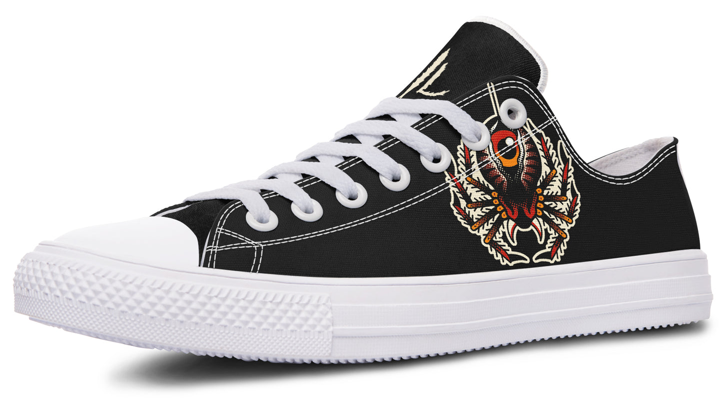 Traditional Spider Low Tops