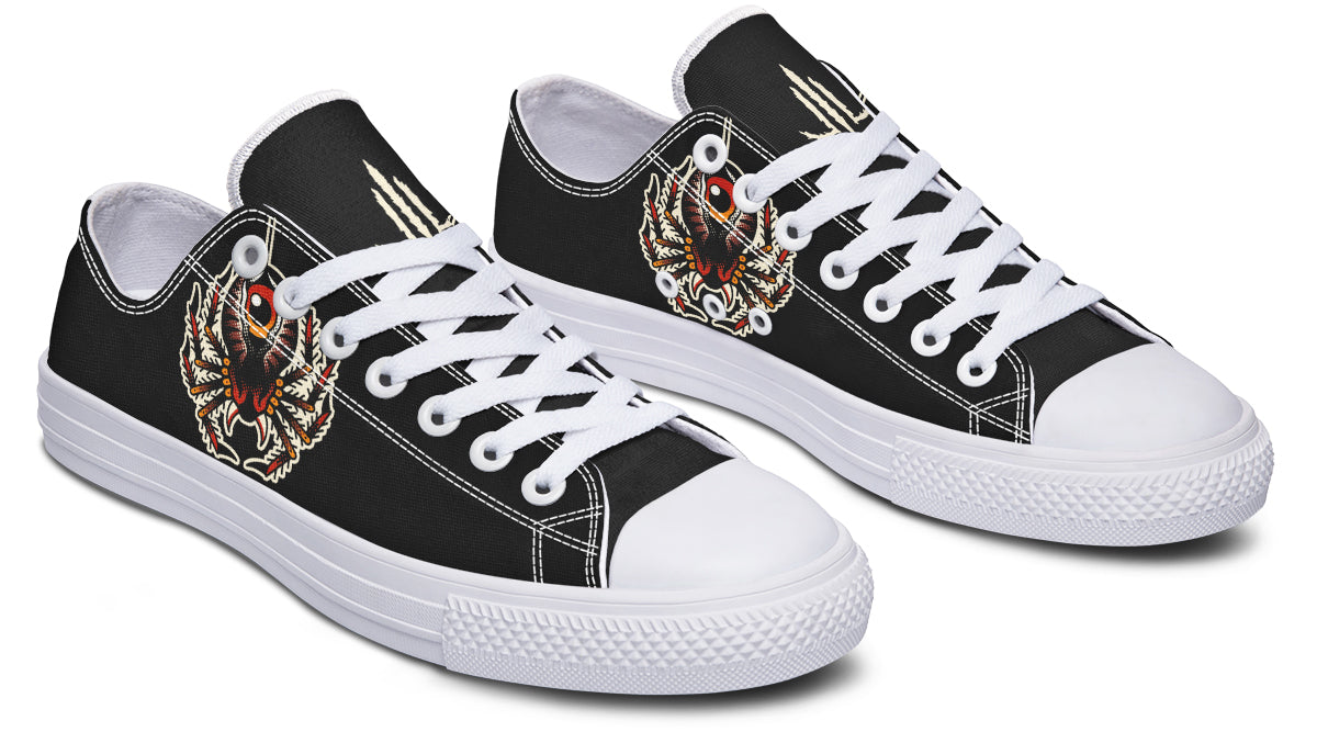 Traditional Spider Low Tops