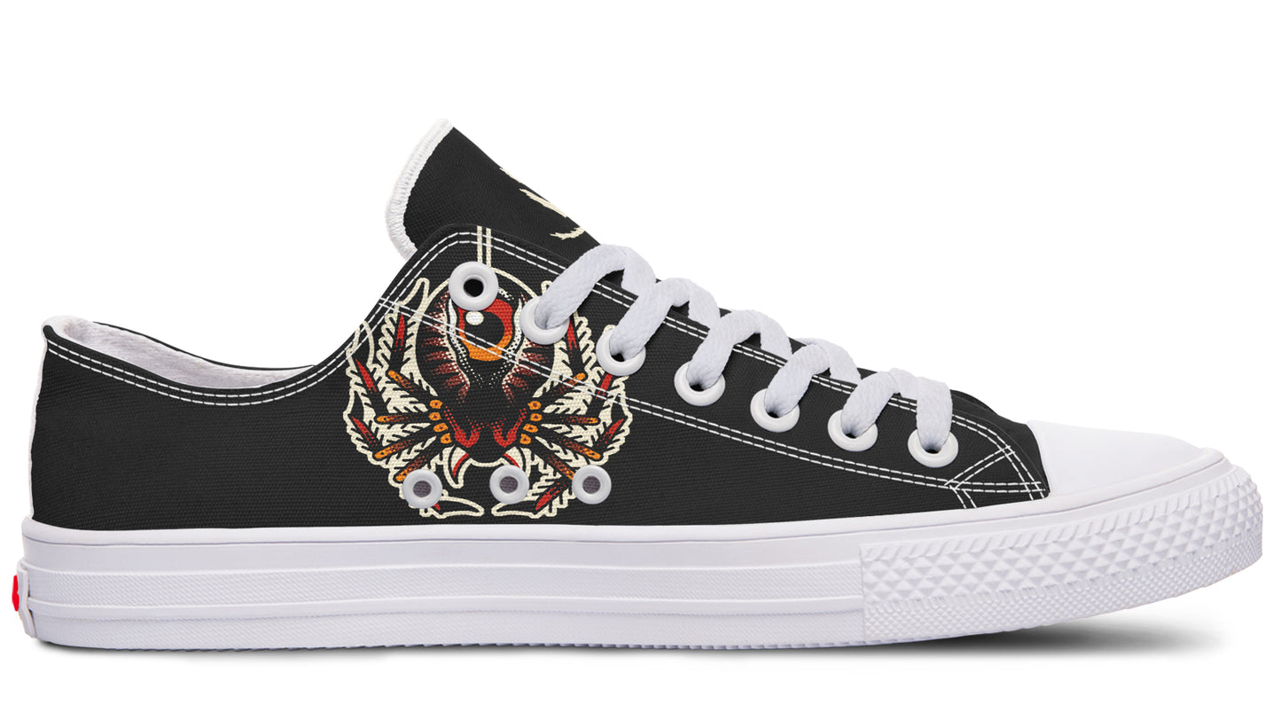 Traditional Spider Low Tops