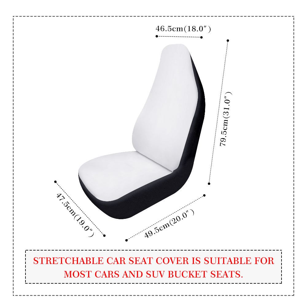 Furio Skull Rose Car Seat Covers (2 Pcs)