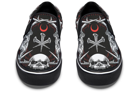 3 Nails Slip On Shoes