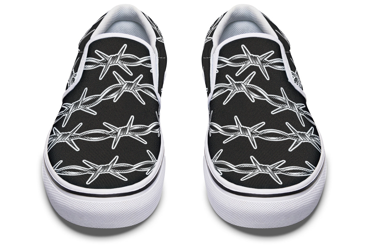 Barbed Wire Slip On Shoes
