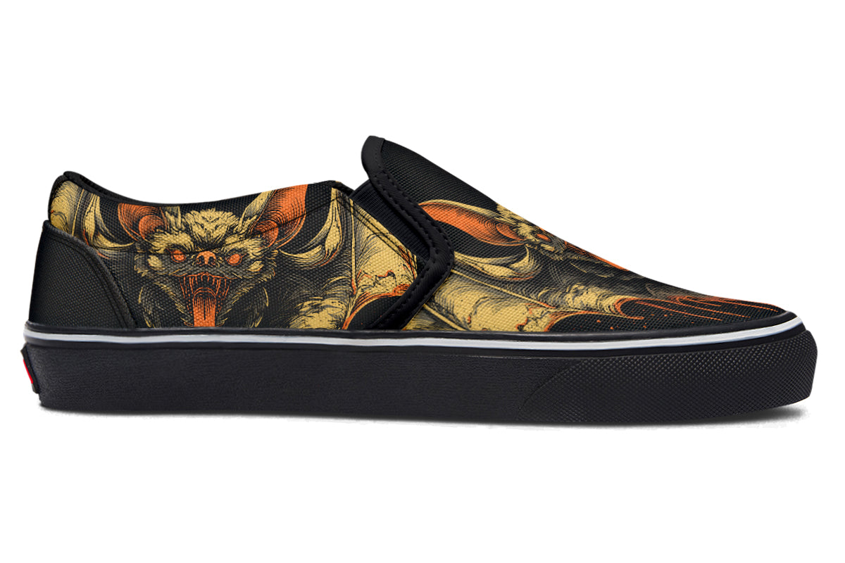 Bleeding Bats Slip On Shoes(LIMITED NOVEMBER DROP!)