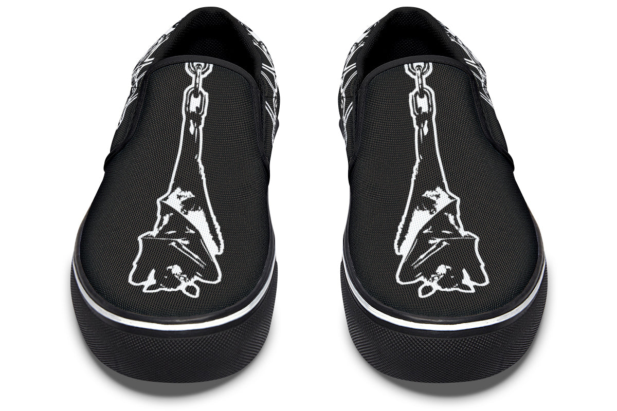 Chained Bats Slip On Shoes - Last Light Apparel