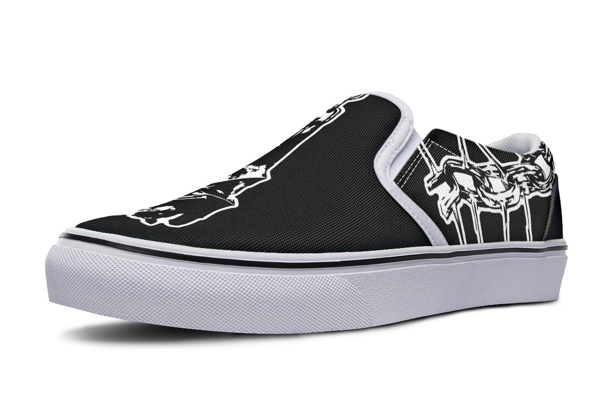 Chained Bats Slip On Shoes - Last Light Apparel