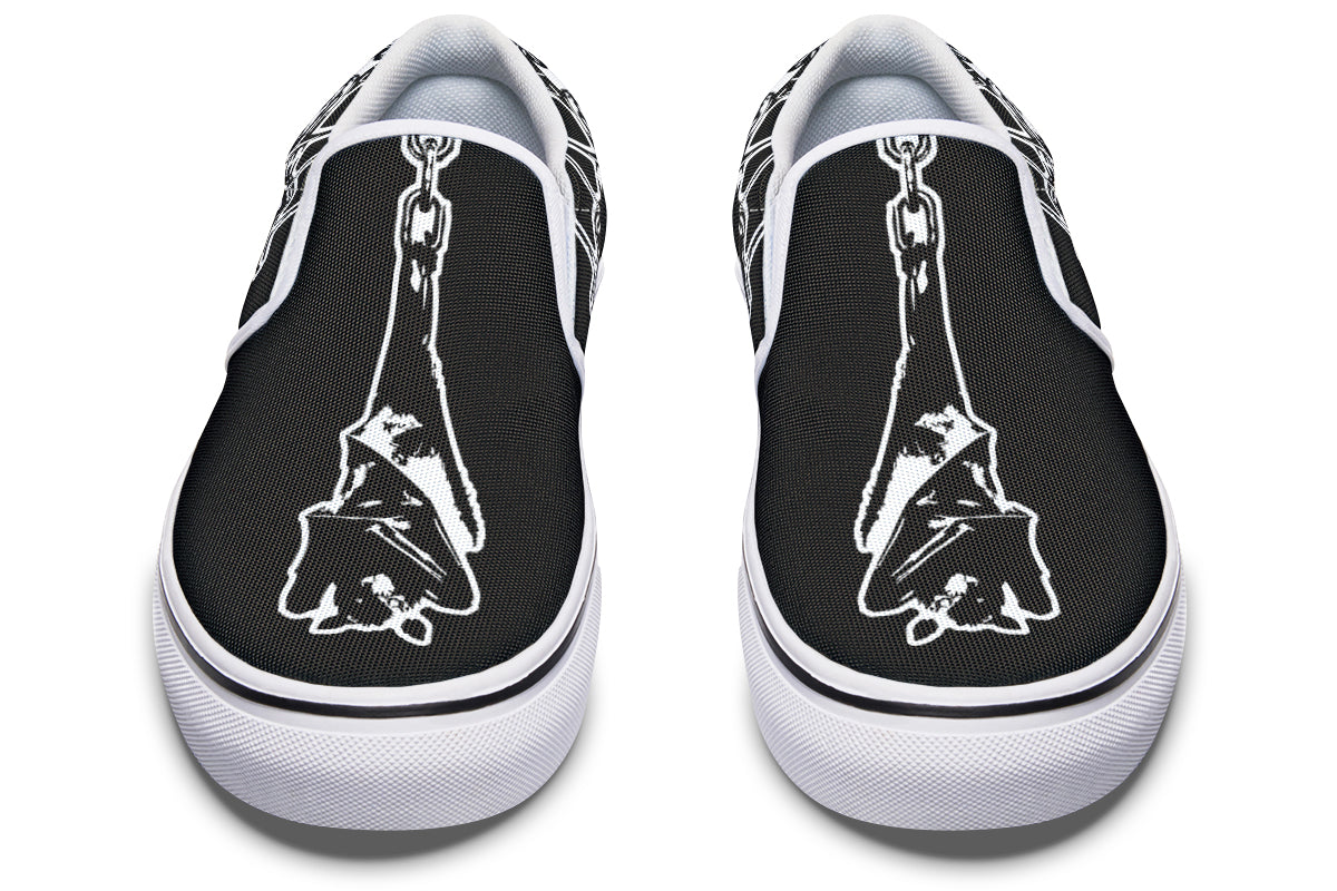 Chained Bats Slip On Shoes - Last Light Apparel