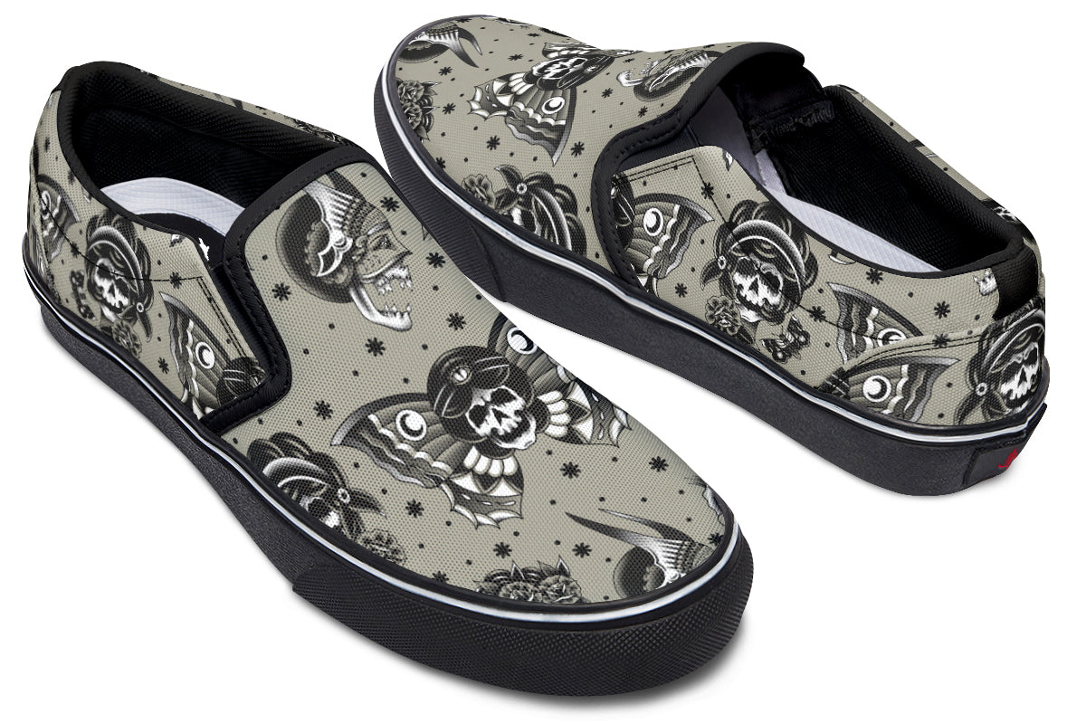 Classic Dead Girls Slip On Shoes