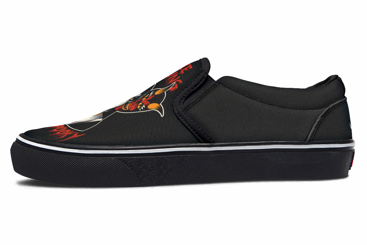 Die Young Stay Spooky Slip On Shoes