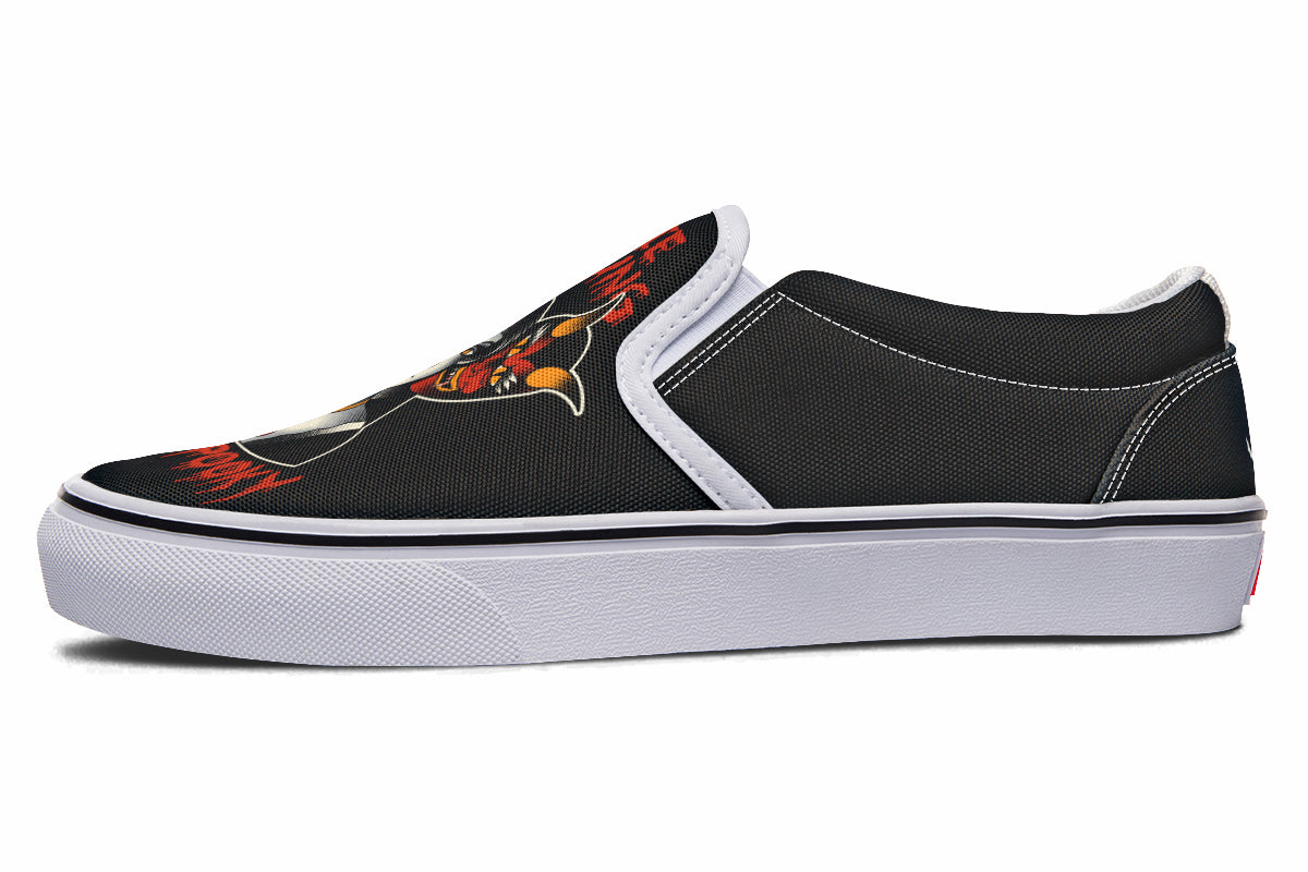 Die Young Stay Spooky Slip On Shoes