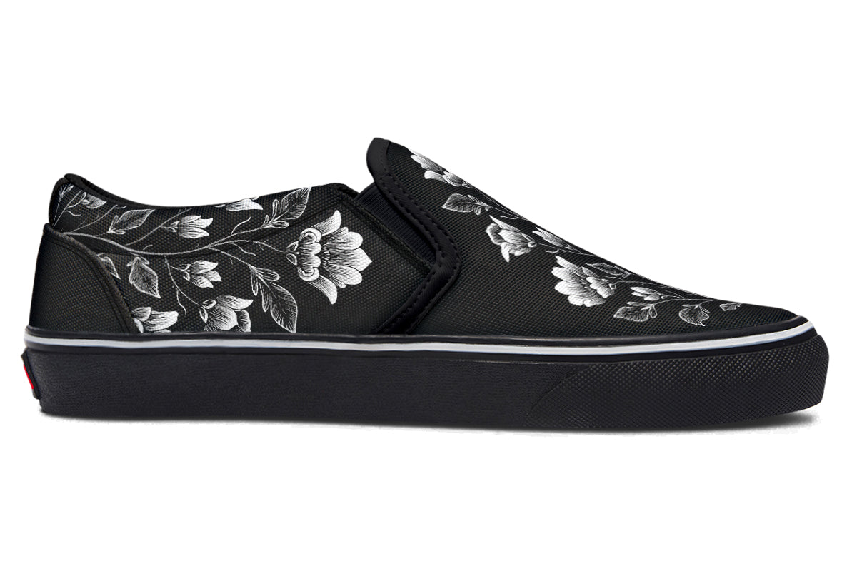 Floral Minimalist Slip On Shoes