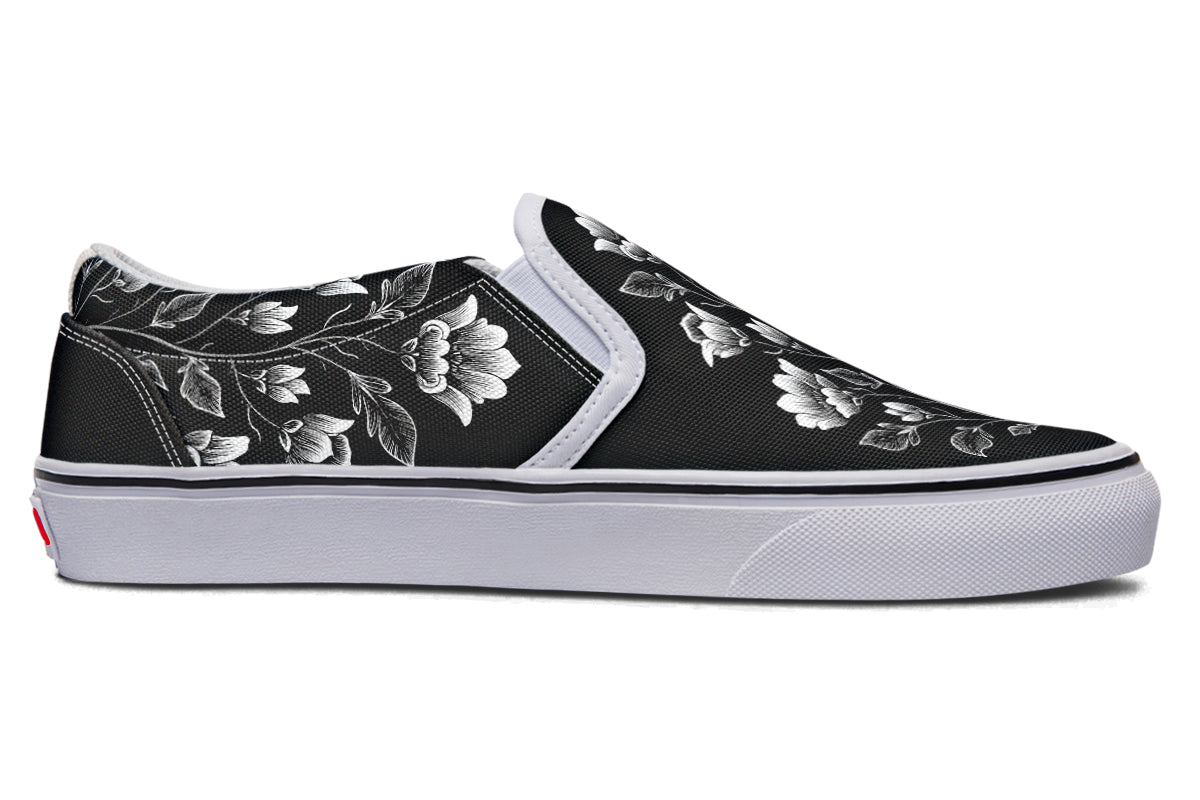 Floral Minimalist Slip On Shoes