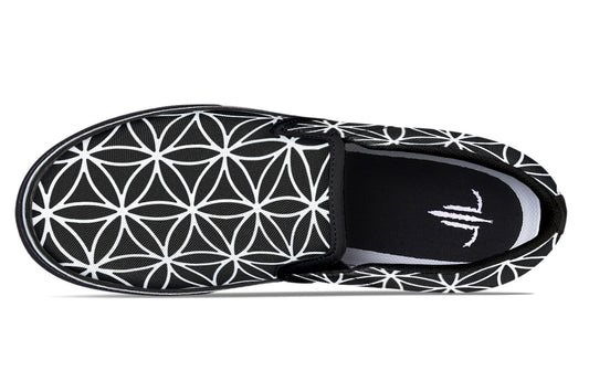 Flower Of Life Slip On Shoes