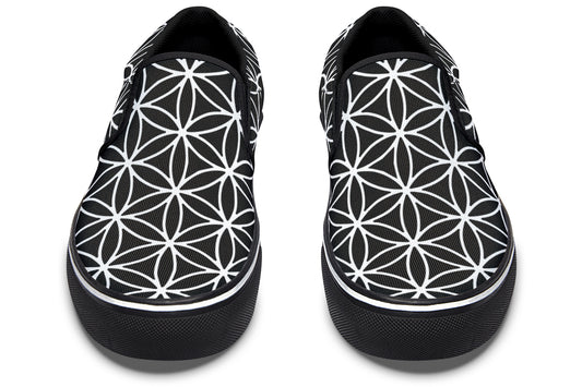 Flower Of Life Slip On Shoes