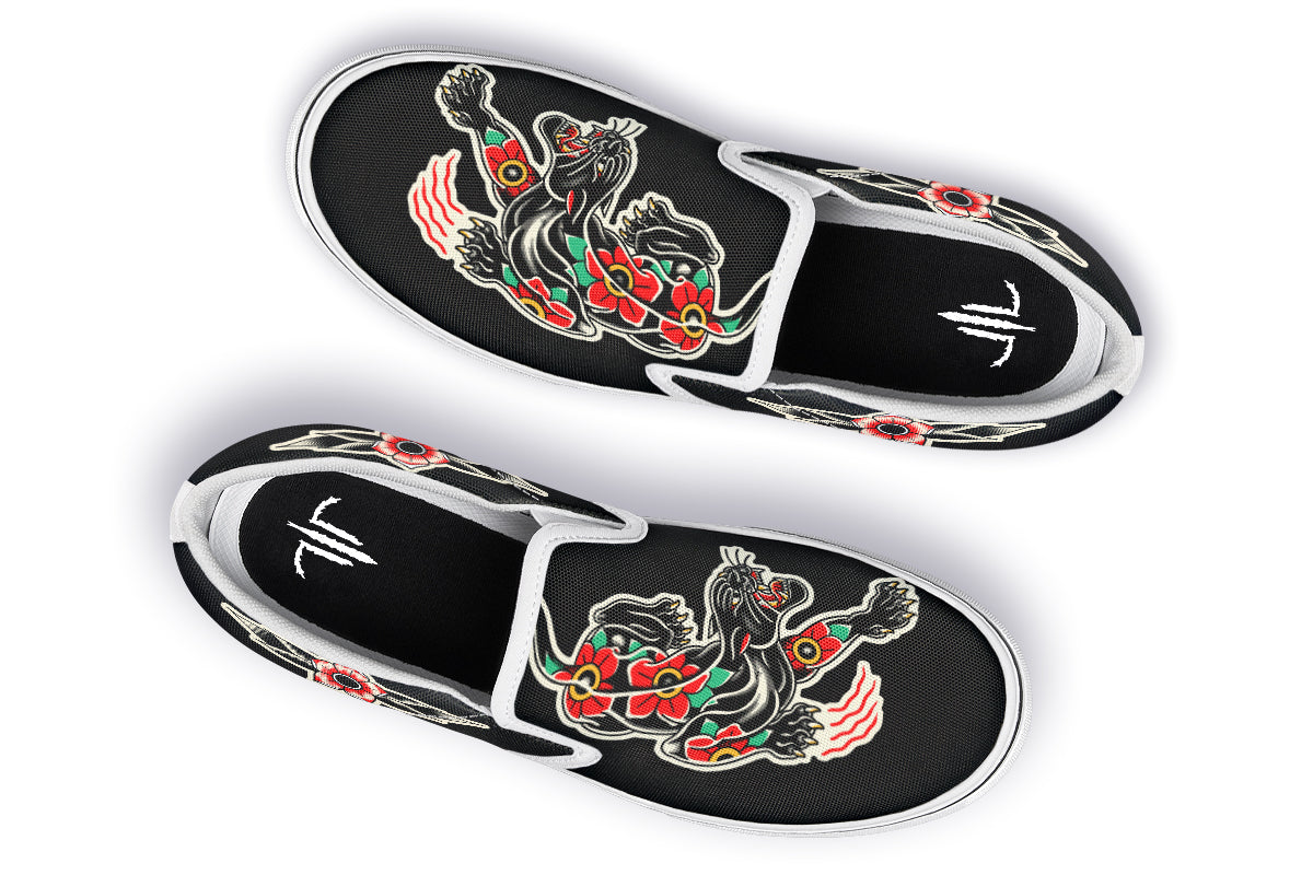 Furio Crawling Panther Slip On Shoes