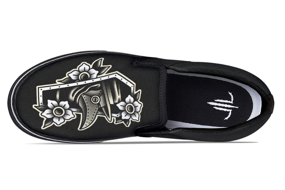 Furio Plague Doctor Slip On Shoes