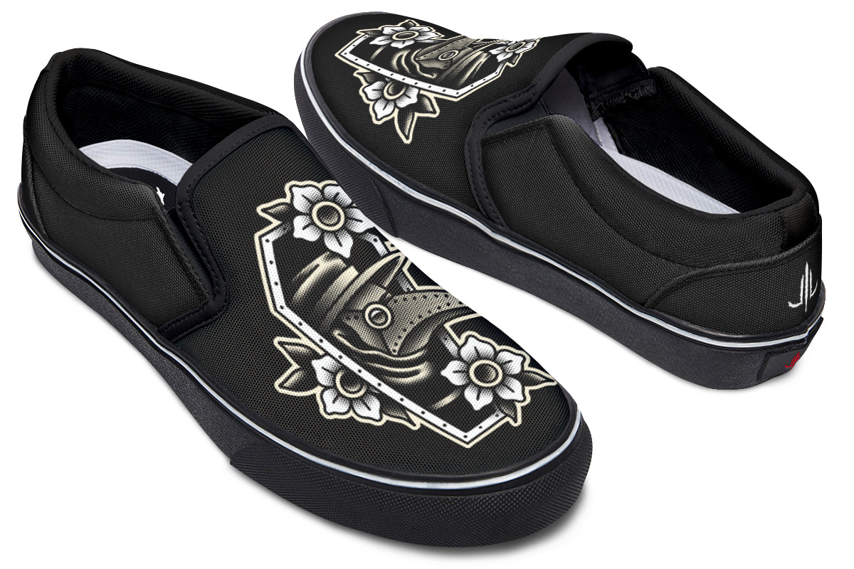 Furio Plague Doctor Slip On Shoes