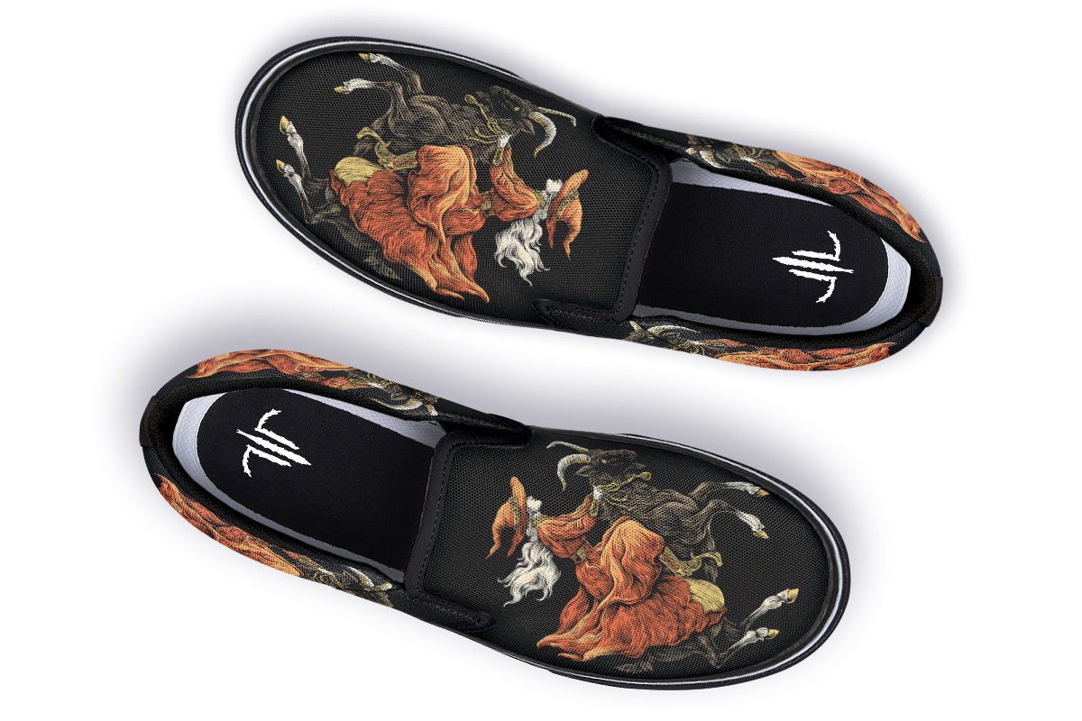 Goat Witch Slip On Shoes
