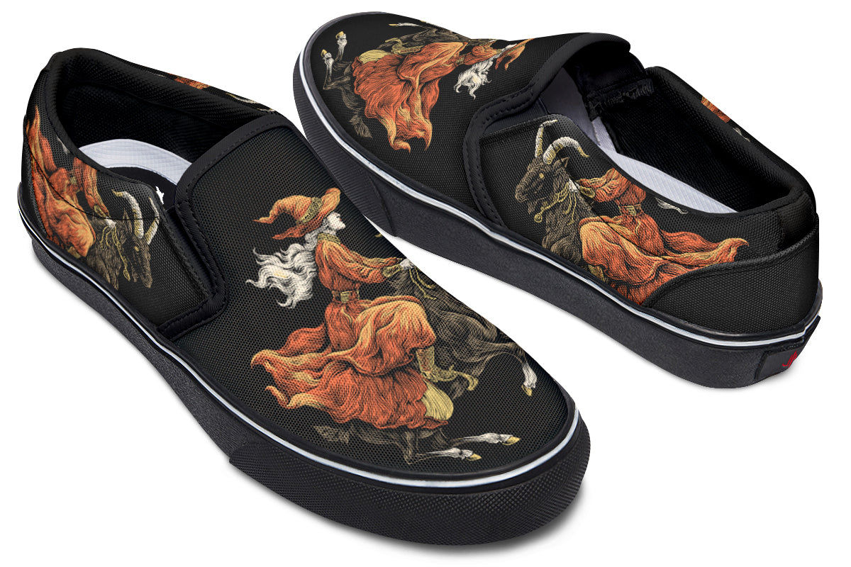 Goat Witch Slip On Shoes