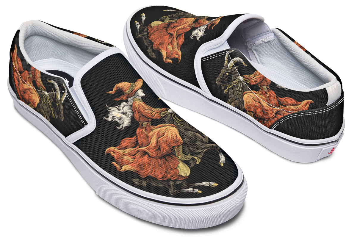 Goat Witch Slip On Shoes