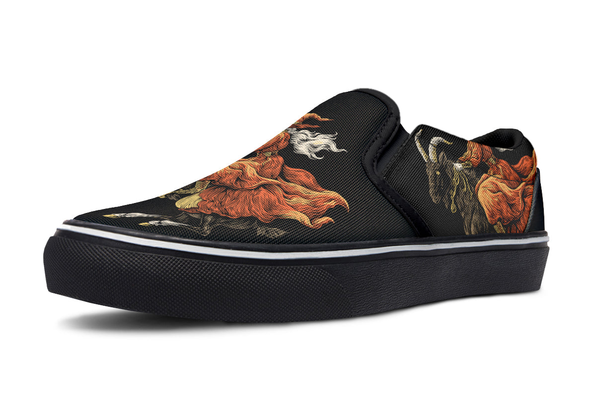 Goat Witch Slip On Shoes